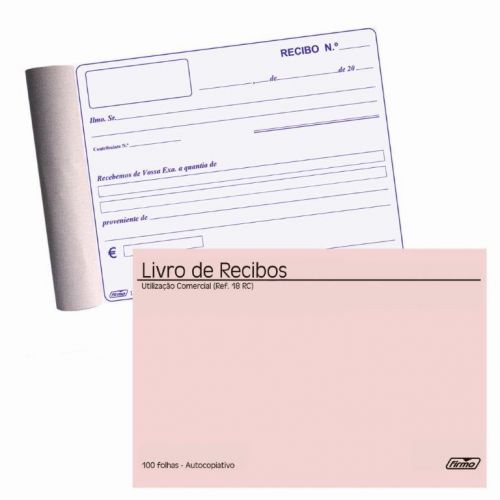 LIVRO RECIBOS COMERCIAIS 18 100X100 AUTOCOPIATIVO , Dacs , 75447_1 , 5601645507791